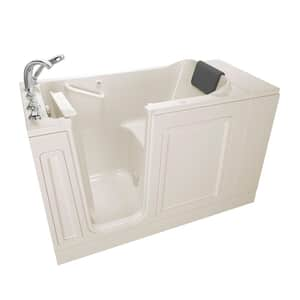 Acrylic Luxury 48 in. Left Hand Walk-In Air Bathtub in Linen