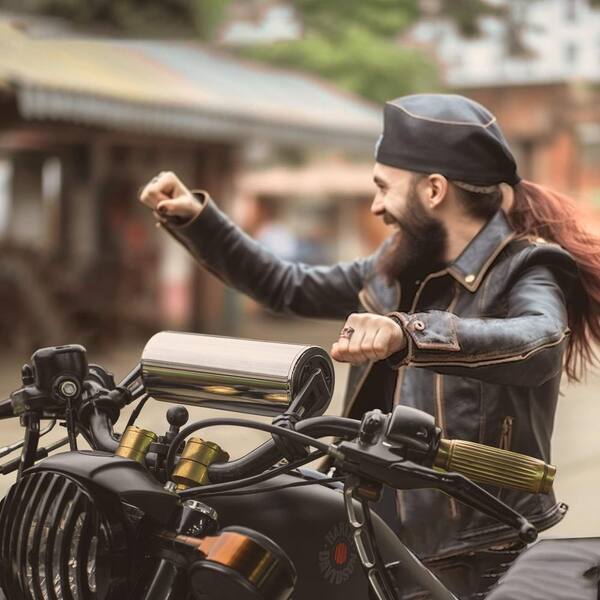 Vrbgify 12 Volts Waterproof Motorcycle Bluetooth Speakers with