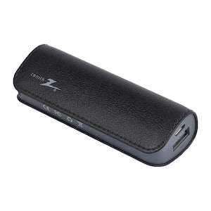 2600mAh Portable Phone Charger, Black