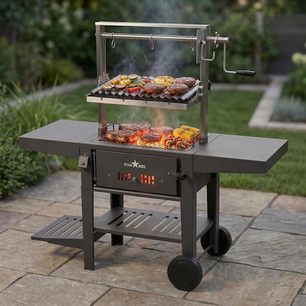 HIDENKA 4枚セット GARBLEPOOR! BLACK with Table Prep Outdoor Table, Grill Portable BBQCuker Amazon.com: SMOKER 邦楽