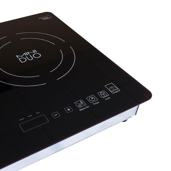 True Induction 858UL Certified 20-in 2 Elements Black Induction Cooktop in  the Induction Cooktops department at