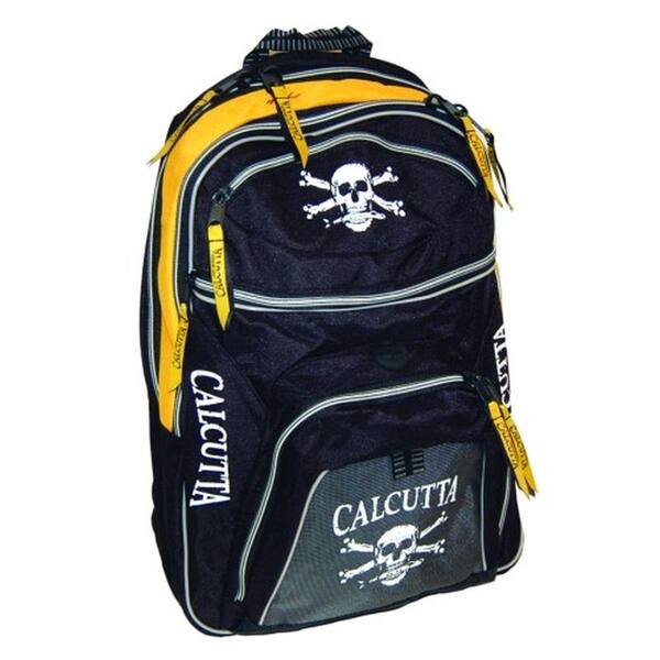 Calcutta 18 in. Black and Yellow Standard Size Backpack