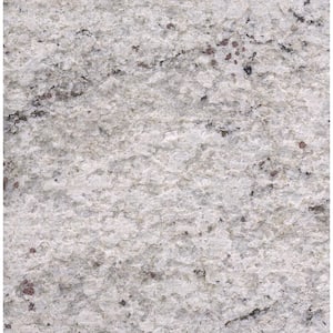 3 in. x 3 in. Granite Countertop Sample in Cotton White