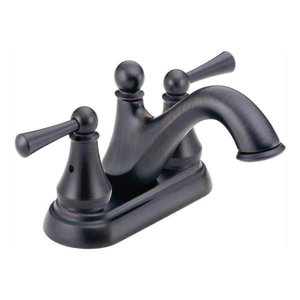 Delta Haywood 4 in. Centerset 2-Handle Bathroom Faucet in Venetian Bronze