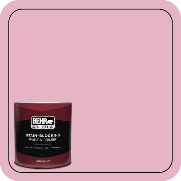 BEHR ULTRA 1 qt. Home Decorators Collection #HDC-SP16-10 Japanese Rose Garden Flat Exterior Paint & Primer