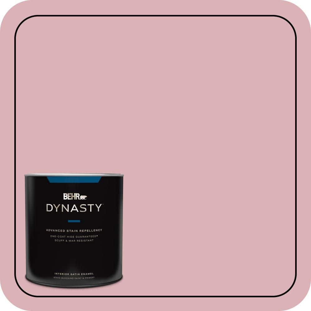 1 qt. #ICC-54 Peony Satin Enamel Interior Stain-Blocking Paint & Primer price history on PriceWatchPro