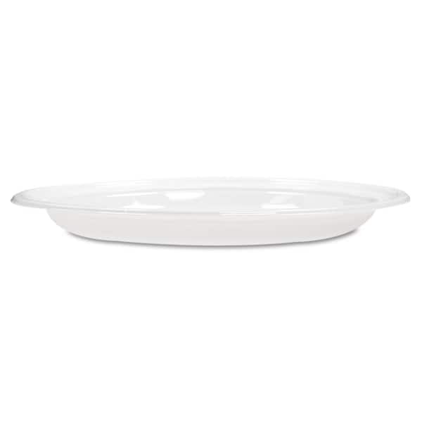 Dart CL9P 9 Clear Plastic Dome Plate Cover - 500/Case