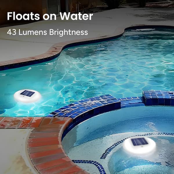 Solar Powered Flamingo Floating Pool Lights, 16 RGB Colors, Changing LED Glow Ball Inflatable Flamingo For Outdoors And Garden