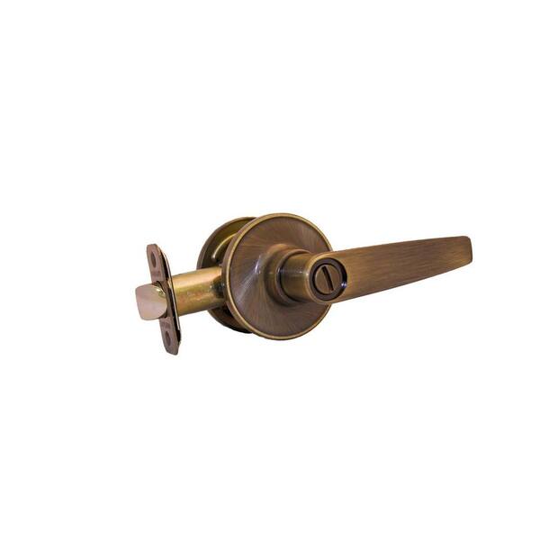 Defiant Olympic Antique Brass Bed and Bath Door Lever