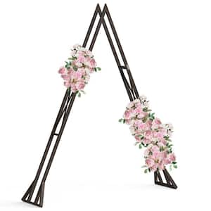 ShowMaven 120 in. x 96 in. Backdrop Stand Adjustable Height and Width  Portable Display Banner Stand for Photography, Arbor HDG85000079 - The Home  Depot