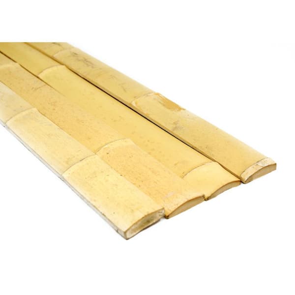 1.75 in. W x 72 in. H Natural Bamboo Slats Bundled (50-Pack)