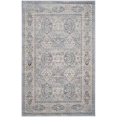 Safavieh Classic Vintage Blue 5 Ft. X 8 Ft. Oriental Area Rug Clv113m-5 