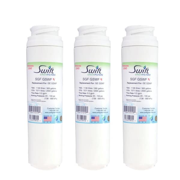 Swift Green Filters Replacement Water Filter for GE GSWF (3Pack) SGFGSWF Rx The Home Depot
