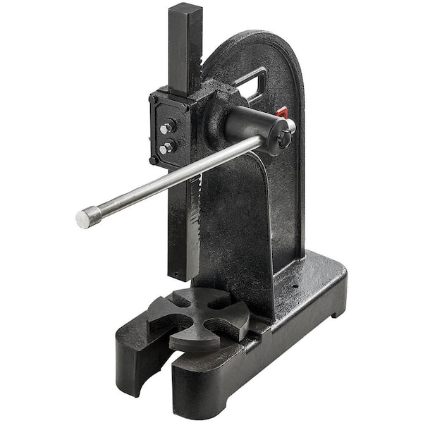 Arbor Press, 12.2 in. Maximum Height, 3 Ton Manual Arbor Press, Cast Iron Heavy-duty Manual Desktop Arbor Press