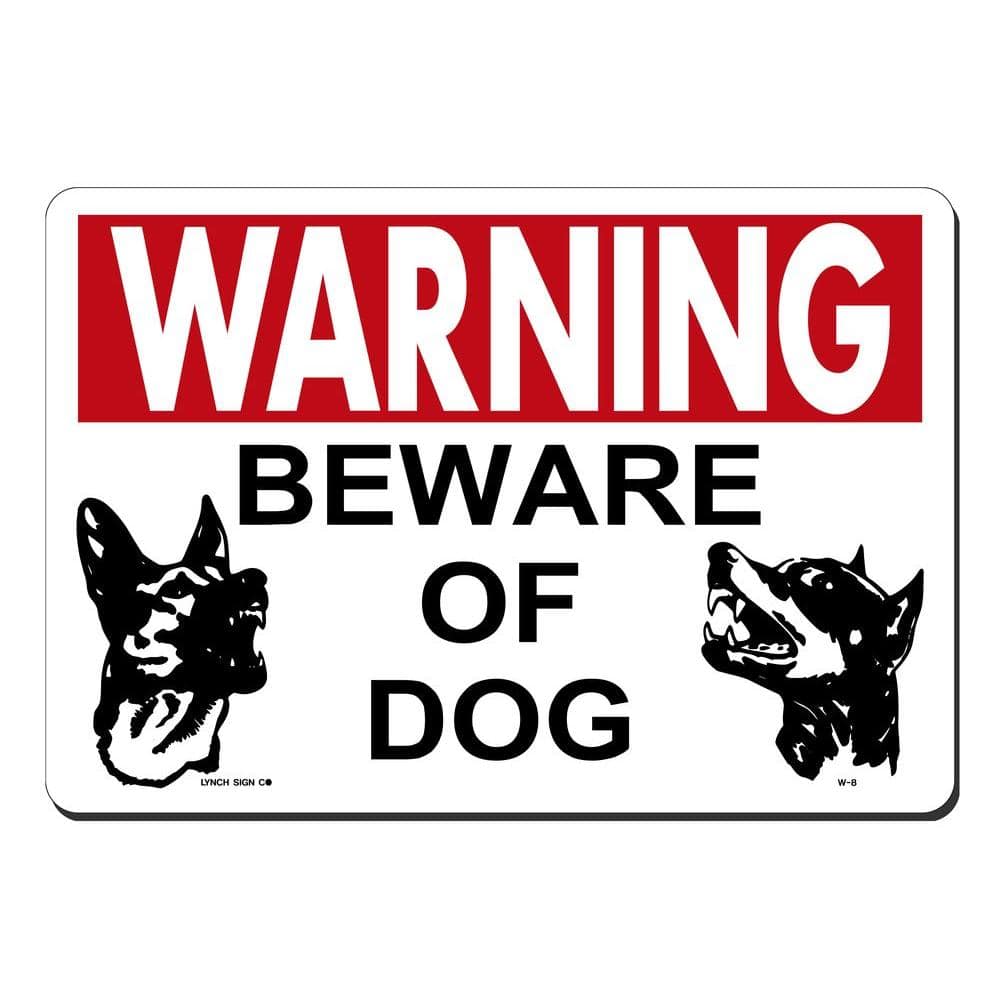 14 in. x 10 in. Beware of Dog Sign Printed on More Durable, Thicker, Longer Lasting Styrene Plastic price history on PriceWatchPro