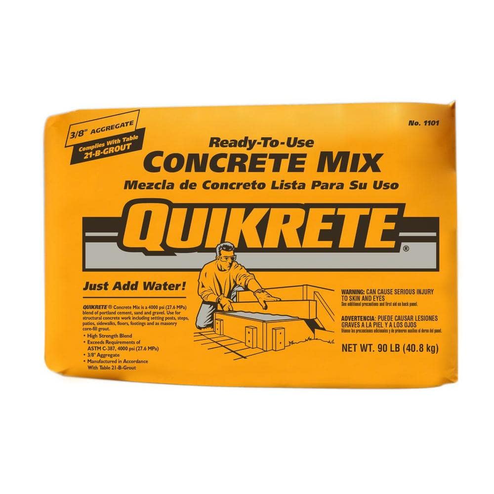 Quikrete 90 lb. Concrete Mix 110190 - The Home Depot