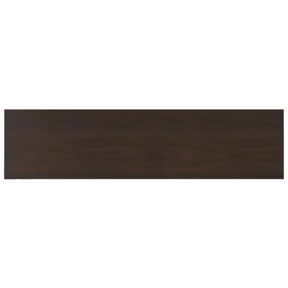 Tobacco Brown Solid Wood 72" TV Media Stand with Cabinet