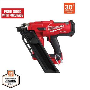 M18 FUEL 3-1/2 in. 18-Volt 30-Degree Lithium-Ion Brushless Cordless Framing Nailer (Tool-Only)