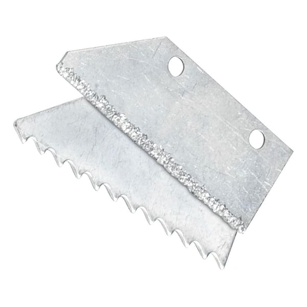 Handheld Grout Saw with Contoured Handle and 2 Blades to Strip, Remove, and Clean Grout Handheld Grout Saw with Contoured Handle and 2 Blades to Strip, Remove, and Clean Grout