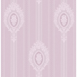 Ascot Purple Cameo Wallpaper