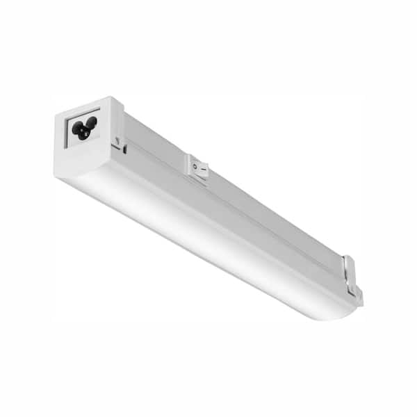 Lithonia Lighting 1 ft. 12-Watt Linkable LED White Integrated 4000K Strip Light Fixture