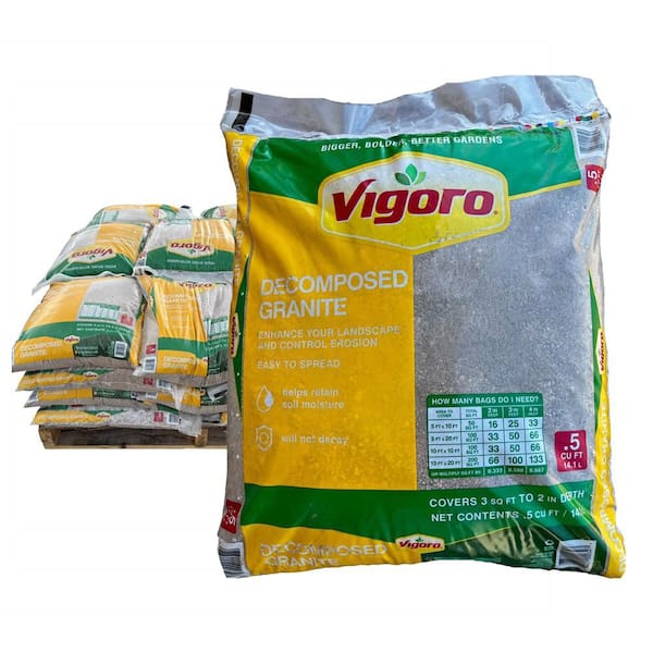 0.5 cu. ft. Decomposed Granite Landscape Rock (32 Bags/16 cu. ft. /Pallet)