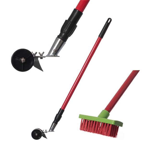 Gardenised Outdoor Garden Patio Multi Tool Root Removal, Hand Weeding, Weed Puller Broom with Extendable Handle