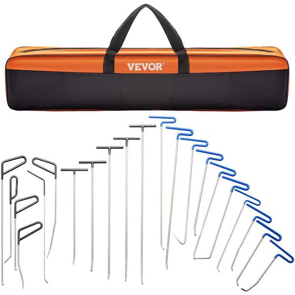 VEVOR Rods Dent Removal Kit 21 Pcs Paintless Dent Repair Rods Stainless  Steel Dent Rods For Minor Dents,Door Dings,Hail Damage QCAHXFQTJQG22MPMOV0  - The Home Depot