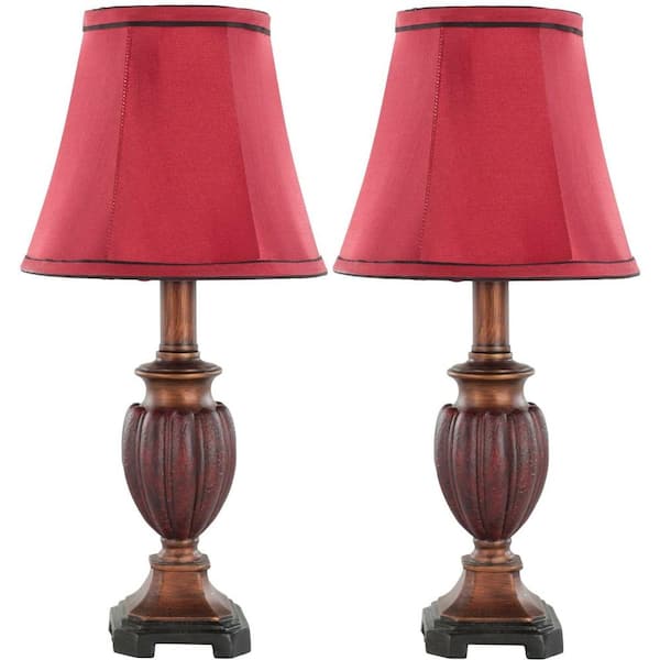 red table lamp sets