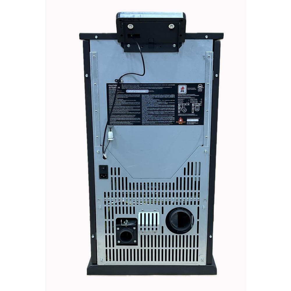 ComfortBilt Black Steel Freestanding Pellet Stove