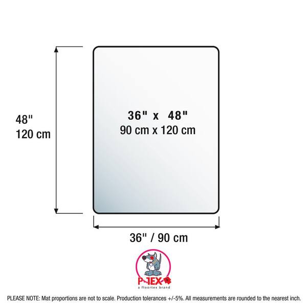 Tex Anti-Microbial Pet Station Mat for Hard Floors 36 x 48