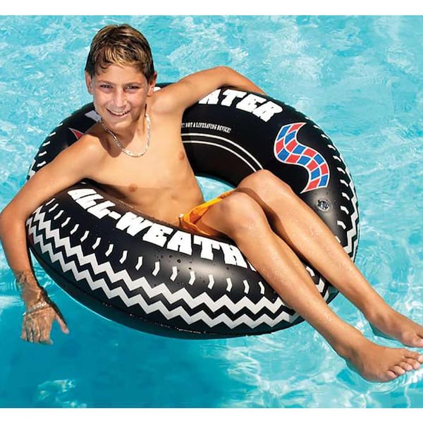Swimline 36 in. Inflatable Swimming Pool River Lake Floating Tire