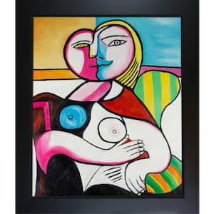 "Lopsided with New Age Black Frame " by Nora Shepley Canvas Print