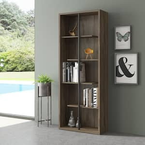 Reviews for StyleWell 71 in. Dark Brown Wood 5-Shelf Classic Bookcase with  Adjustable Shelves