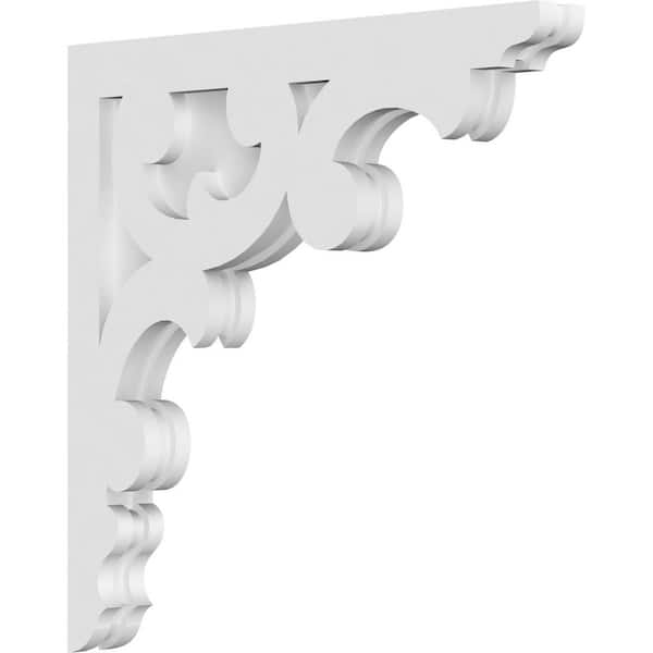 Ekena Millwork 1-7/8 in. x 18 in. x 18 in. PVC Vienna Corbel