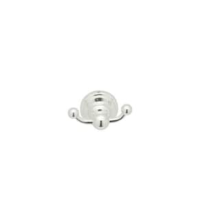 Edwardian Knob Robe/Towel Hook in Polished Nickel