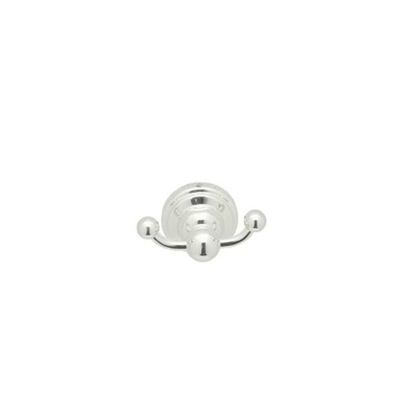 ROHL Edwardian Knob Robe/Towel Hook in Polished Nickel