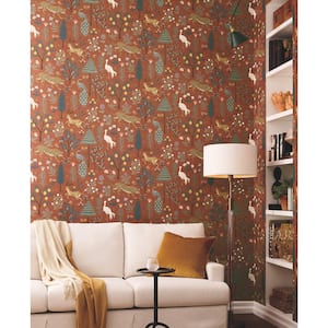 Menagerie Unpasted Wallpaper (Covers 60.75 sq. ft.)