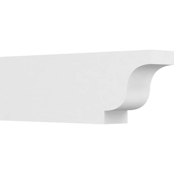 Ekena Millwork 5 in. x 10 in. x 30 in. Standard Newport Architectural Grade PVC Rafter Tail Brace