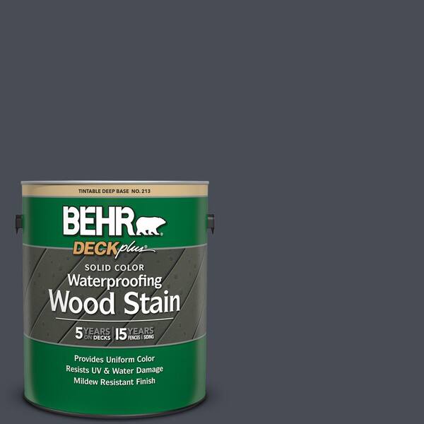 BEHR DECKplus 1 gal. #PPU15-20 Poppy Seed Solid Color Waterproofing Exterior Wood Stain