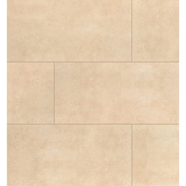 MSI Aria Cremita 24 in. x 48 in. Polished Porcelain Floor and Wall Tile (7 cases / 112 sq. ft. / pallet)