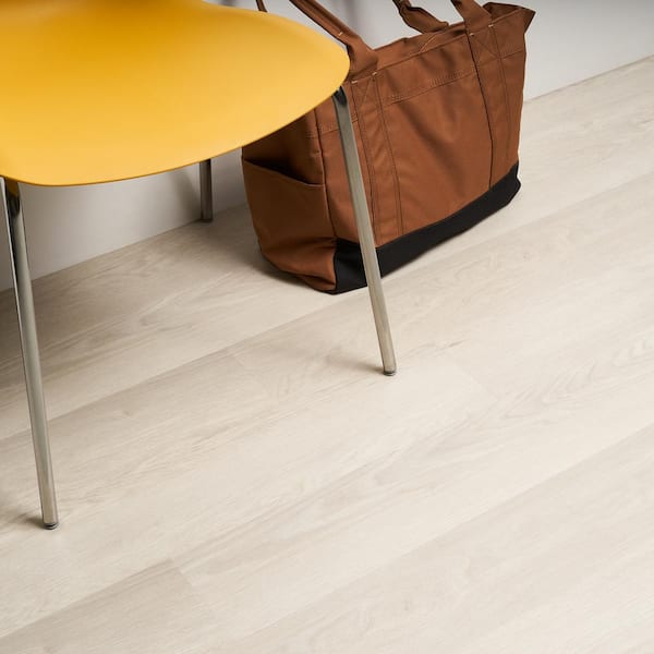 Duren Washed Oak 28MIL x 6 in. W x 48 in. L Glue Down Waterproof Luxury Vinyl Plank Flooring (36 sqft/case)