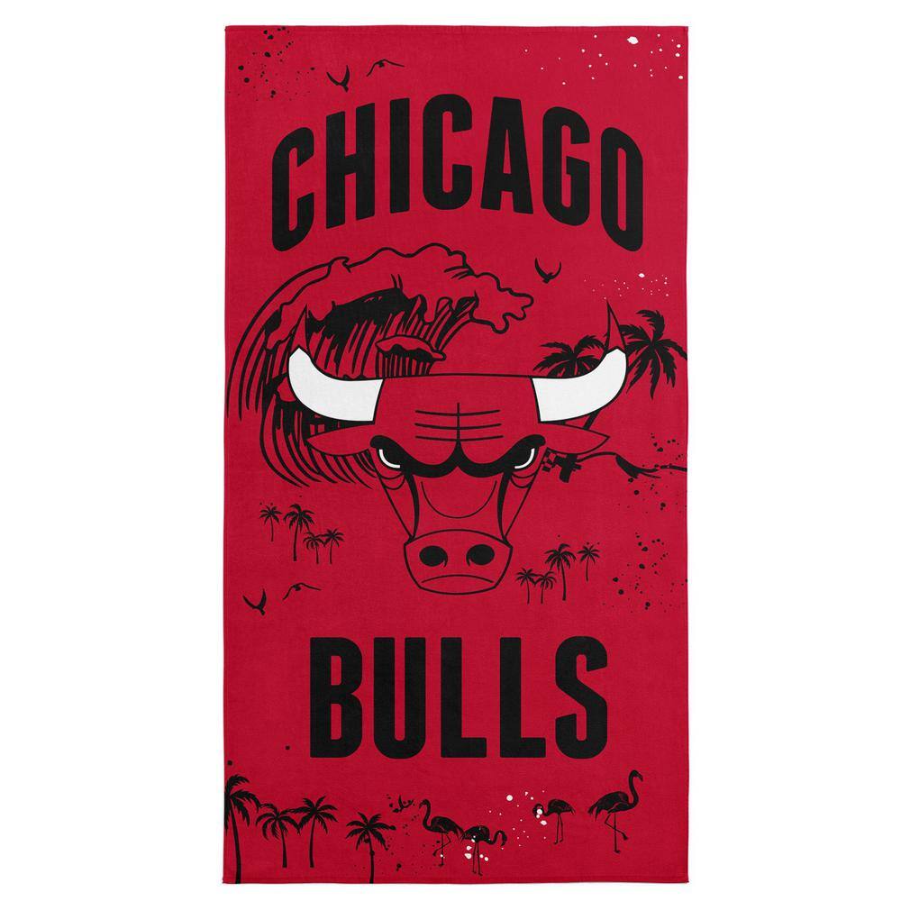 NBA Bulls Tide Cotton/Polyester Blend Graphic Multicolor Printed Beach Towel price history on PriceWatchPro