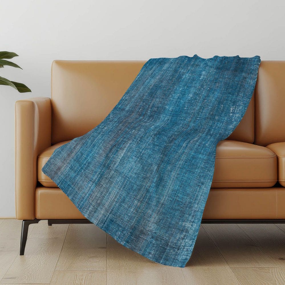 Premium Machine Washable ASB552 Blue 50 in. x 70 in. Sherpa Throw Blanket price history on PriceWatchPro