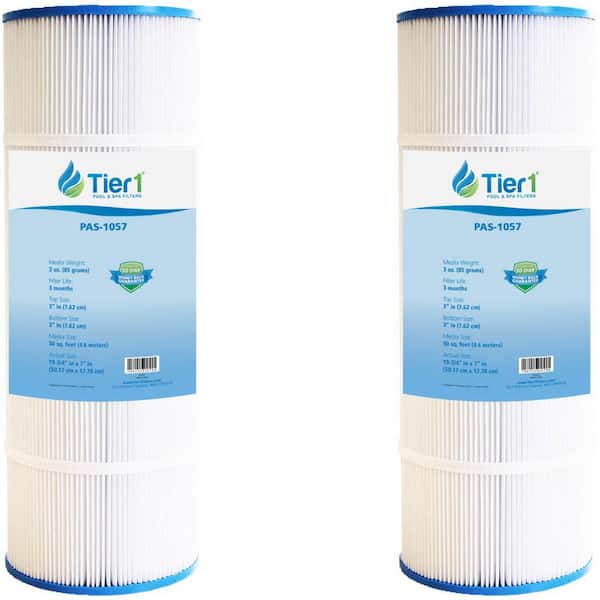 Tier1 50 sq. ft. Pool Filter Cartridge Replacement for Hayward Star Clear C500, FC-1240, PA50, C-7656 (2-Pack)