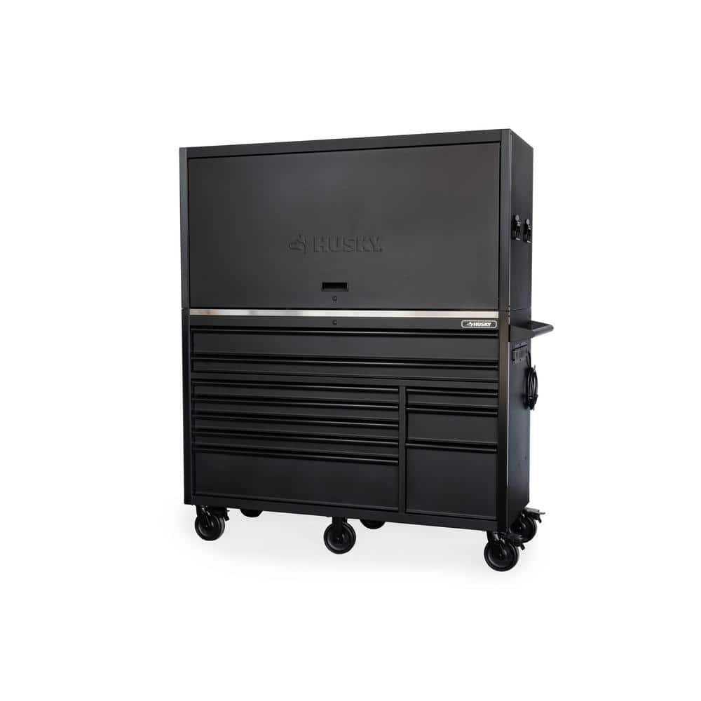 Reviews for Husky 62 in. x W 24 in. D Heavy-Duty 10-Drawer Mobile ...