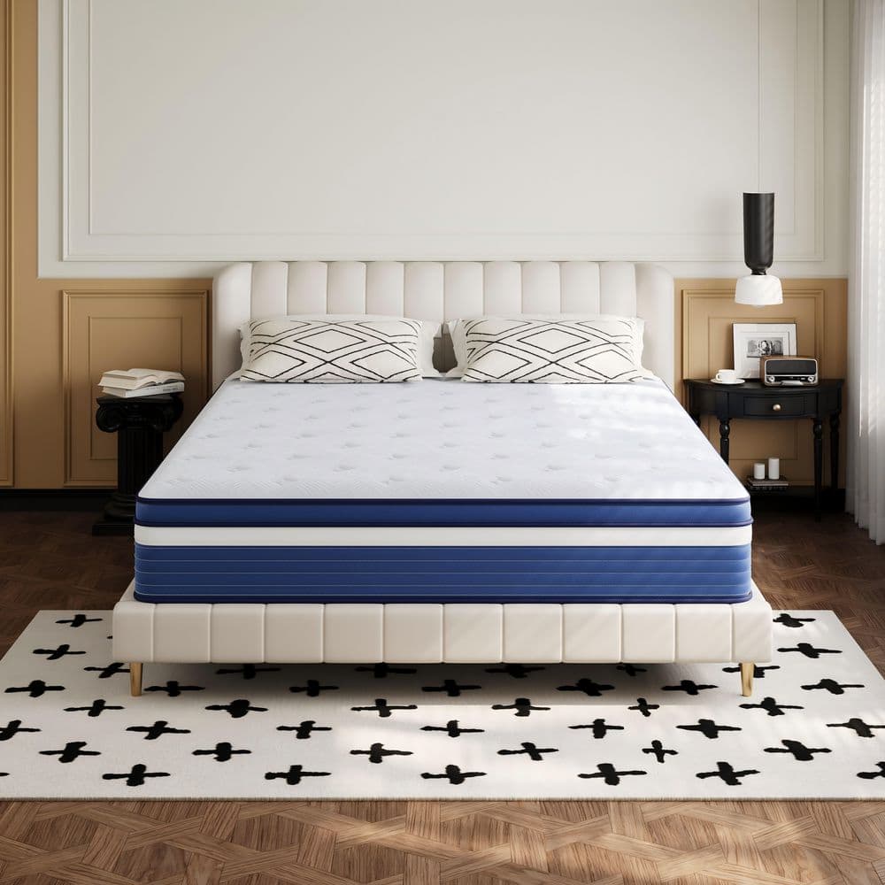 Queen Size Medium Innerspring Gel infused Hybrid Memory Foam 10 in. Cooling Mattresses price history on PriceWatchPro