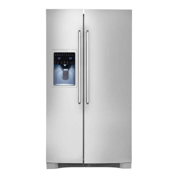 Electrolux IQ-Touch 25.6 cu. ft. Side by Side Refrigerator in Stainless Steel, ENERGY STAR