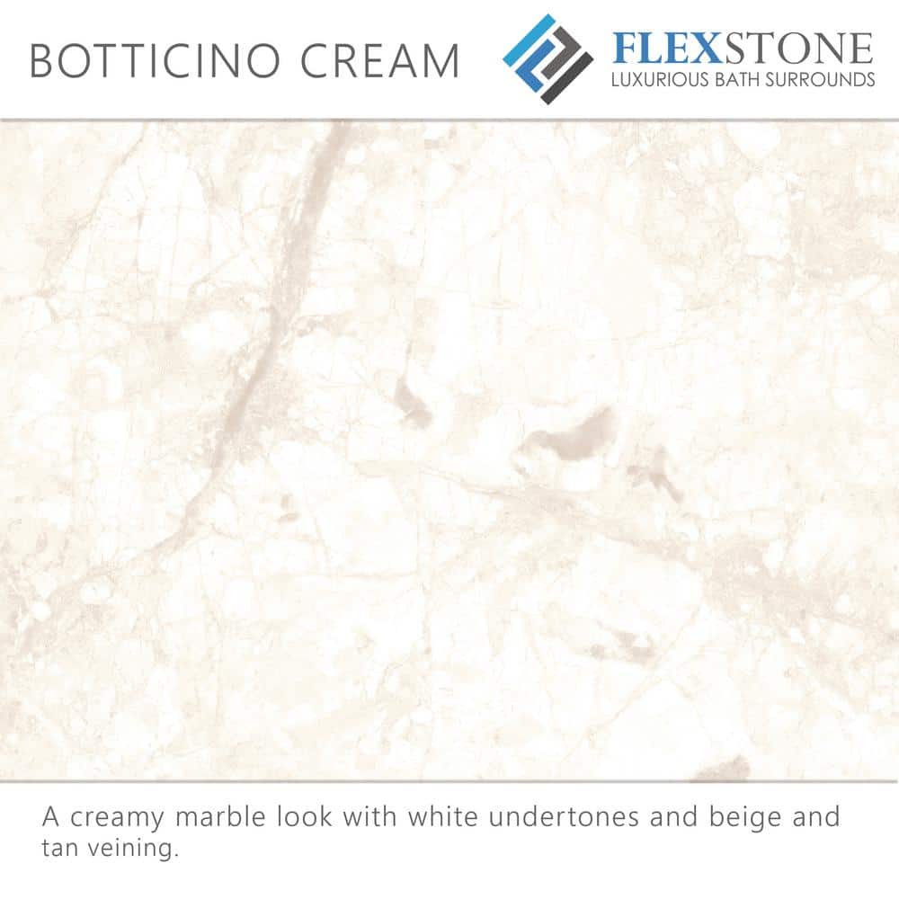 Botticino Cream 3" x 95" Marble-Look Trim
