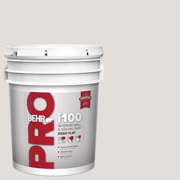 BEHR PRO 5 gal. #BWC-21 Poetic Light Dead Flat Interior Paint